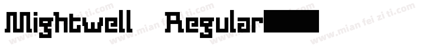 Mightwell Regular字体转换
